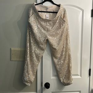 Loft sequined joggers